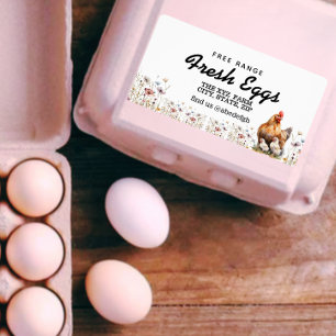 Carton d'oeuf d'aquarelle agricole