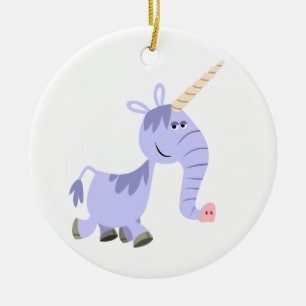 Carton inhabituel Unicorne Ornement