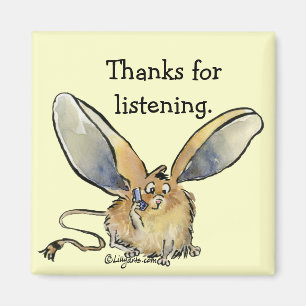 Carton Jerboa Merci Magnet cadeau