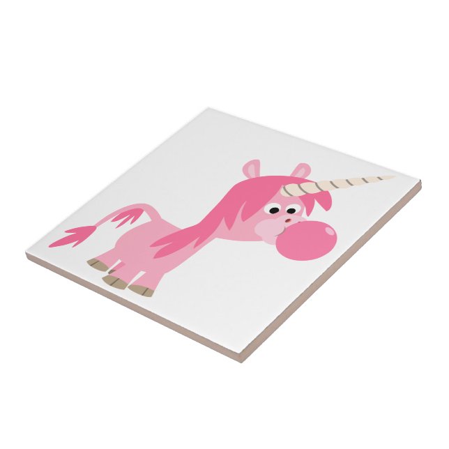 Carton mignon Boule Gum Unicorn Carreau (Côté)