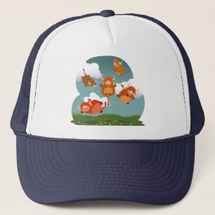 Carton mignon Flottant Vaches Highland Casquette
