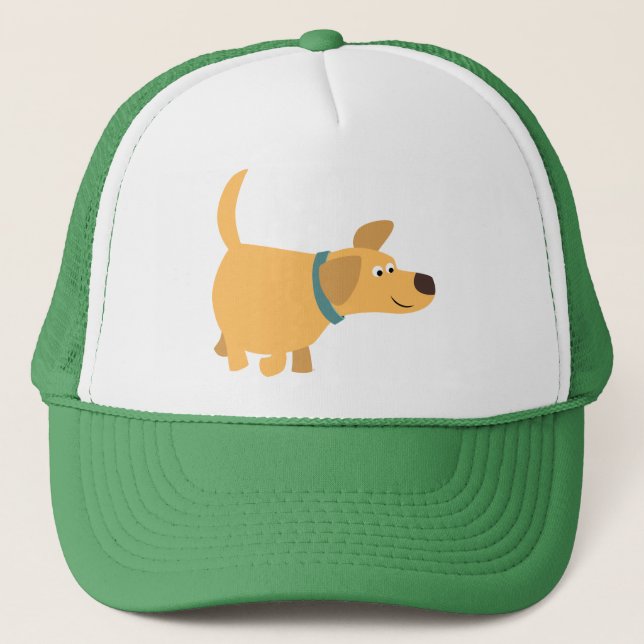 Carton mignon Jaune Casquette Labrador (Devant)