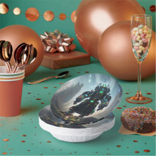 Carton Robot 4 bols en papier