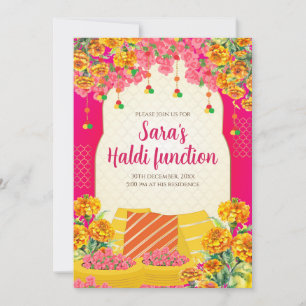 Cartons d'invitation numériques Haldi & invitation