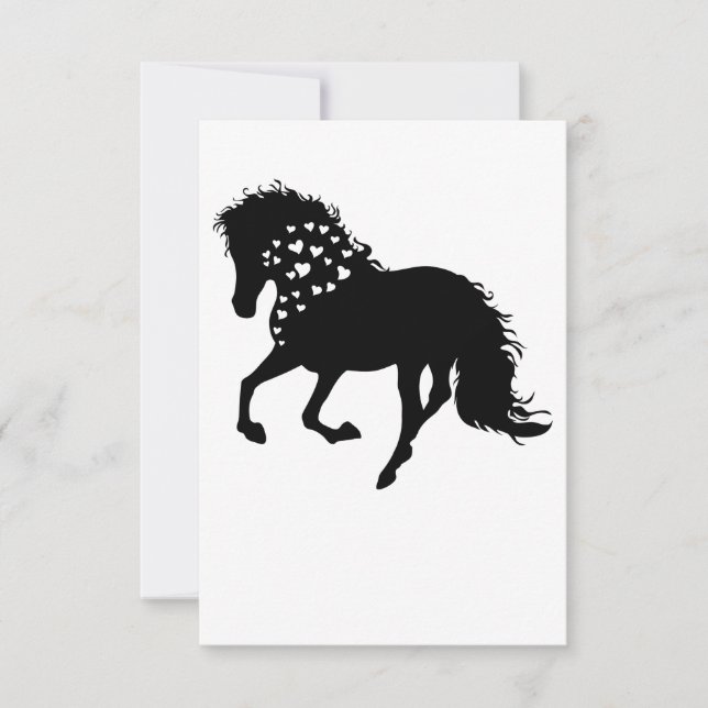 Cartons Réponse 1- Chemise à cheval, Aiguille à cheval, Filles Che (Devant)