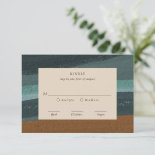 Cartons Réponse Abstrait Coastal Chic Mariage moderne