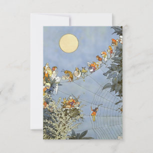 Cartons Réponse "Anniversaire des fées" par Heath Robinson