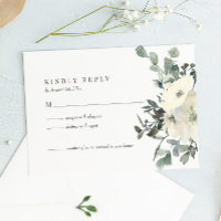 Aquarelle d'ivoire Mariage floral