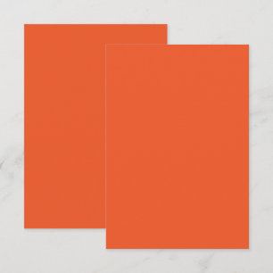 Cartons Réponse Arrière - plan solide minimaliste orange brillant
