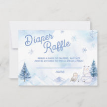Baby Shower Couches Bébé Thème Hiver Loterie de Co