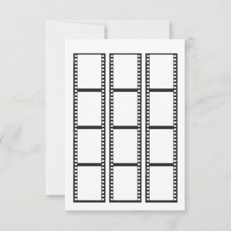 Cartons Réponse Bandes de film pour y insérer vos propres photos