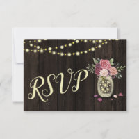 Barres de Mason Rustique Éclairage Floral Bois fon