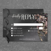 Black Moody Gothic Flowers & Dîner Mist