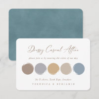 Bleu Duisâtre, Gris, Beige Mariage couleur Palette