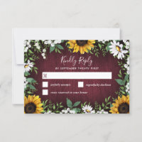 Bourgogne Rouge Tournesol vert Mariage de couronne