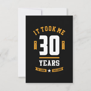 Cartons Réponse Cadeau anniversaire 30 ans