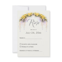 Canary Yellow Romantic Freesia  Floral Wedding