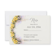 Canary Yellow Romantic Freesia  Floral Wedding