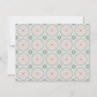 Carreaux Floraux Pastel Verts