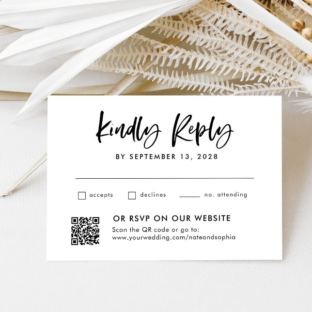 Cartons Réponse Casual Script | Combo et traditionnel avec code QR (Créateur téléchargé)