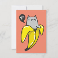 Chat en banane