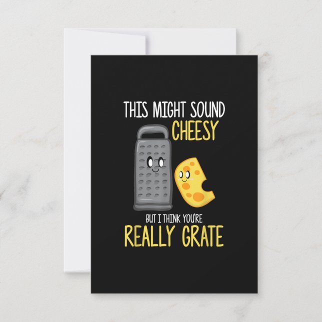 Cartons Réponse Cheese Lover Cute Food Pun Cheesy Party Costume (Devant)