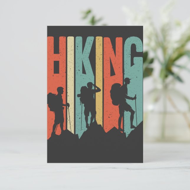 Cartons Réponse Chemise d'aventure à thème randonnée, Randonnée Vi (Debout devant)