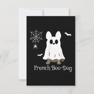 Cartons Réponse Chien-chien français Halloween Chien-chien-chien-c