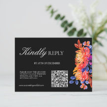Classe Élégante Luxueuse Fleurs aquarelle mariage