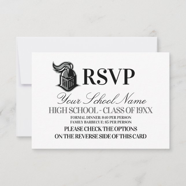 Cartons Réponse Classe Mascotte de l'école Réunion (Devant)