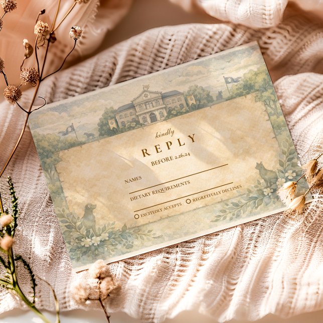 Cartons Réponse Classic Veterinary School Graduation (Créateur téléchargé)