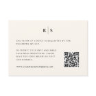 Code QR Mariage noir et épi classique