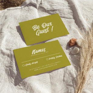 Cartons Réponse Coloré Retro brillant Gras Unique Moderne Mariage