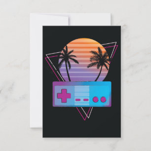 Cartons Réponse Contrôleur Gamer Retro