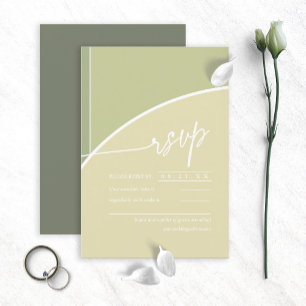 Cartons Réponse Couleurs Eucalyptus Mariage V2V Green ID901