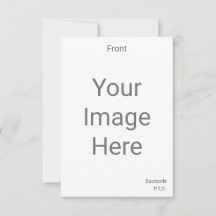 Cartons Réponse Créez votre propre 3,5 pouces x 5 pouces avant et 