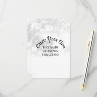 Cartons Réponse Créez Votre Propre Mariage Blanc