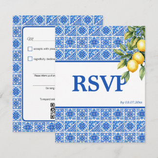 Cartons Réponse 🌈 Demande de chanson + QR code Azul & Limone Rom