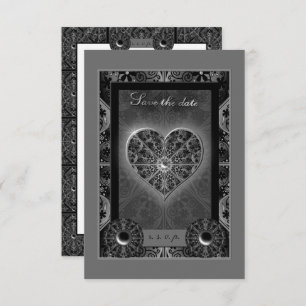 Cartons Réponse Dentelle en céramique Noir