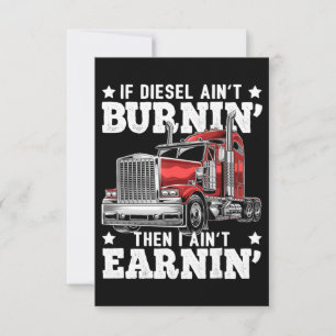 Cartons Réponse Drôle Trucker Trailer Truck Driver Don