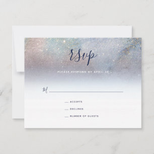 Cartons Réponse Écrit dans Stars Starry Night Mariage