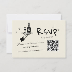 Cartons Réponse Écrit main tiré cupid Quirky Mariage