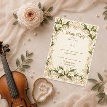 Elegant Baroque Calla Lily Wedding