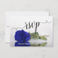 Élégant Vivid Royal Blue Reflet Rose Mariage