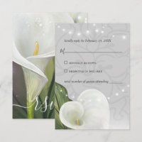 Elégante aquarelle florale blanche Calla Lily