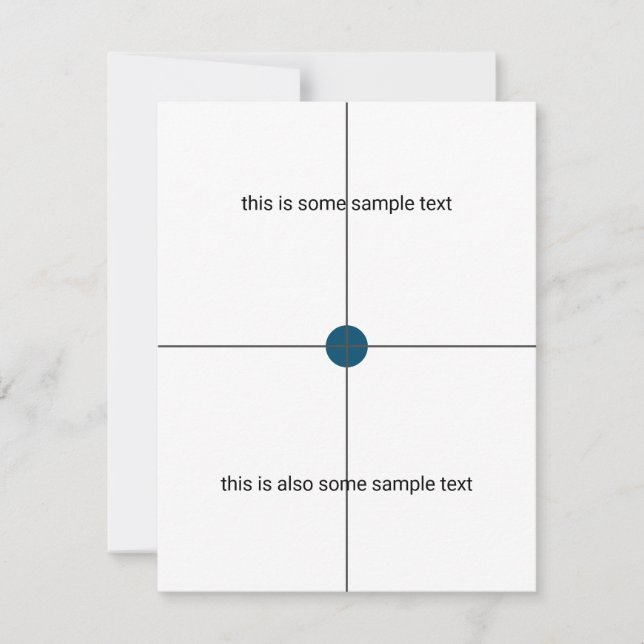 Cartons Réponse essai échantillon (Devant)