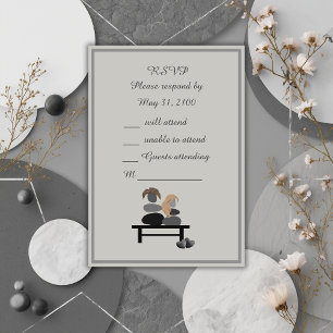 Cartons Réponse Eternal Stone couple Boho mariage
