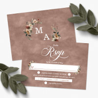 Ethereal Elegance Boho bois de rose Mariage Floral