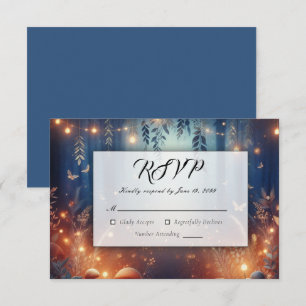 Cartons Réponse Fairy Lights et Moonlit Forest Magic Mariage