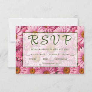 Cartons Réponse Faisceaux rose rose printanière rose pâle margueri